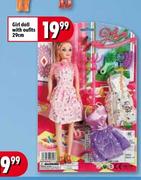  Girl Doll With Outfits-29cm
