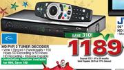 DSTV HD PVR 2 Tuner Decoder