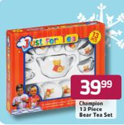 Champion Bear Tea Set-13 Piece