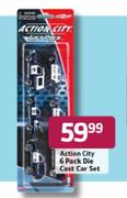 Action City Die Cast Car Set-6 Pack