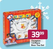 Champion Bear Tea Set-13 Piece