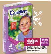 Cuddlers Nappies Midi-52's/Maxi-50's/Maxi Plus-48's Or Junior-44's-Per Pack