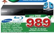 Samsung 3D Blu-Ray Player