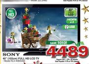 Sony 40"(102cm) Full HD LCD TV