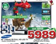 Samsung 40"(102cm)3D Full HD LED TV