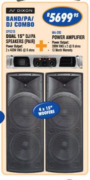 Dixon speakers for best sale sale