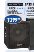 N-Dixon Bass Bin Speakers-15 Inch