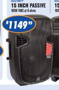 N-Dixon DJ/PA Speakers 15 Inch Passive