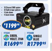 N-Dixon Colour Laser Lights Green, Violet, Cyan