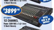 N-Dixon 12 Channel Powered Mixers With USB & SD Inputs