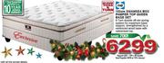 SWANSEA Box Pamper Top Queen Base Set-152cm