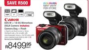 Canon E0S M + 18-55 Mirrorless DSLR Camera-Each