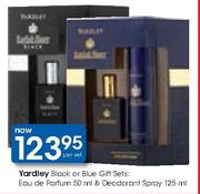 Yardley Black Or Blue Gift Sets