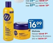 Motions Relaxer/Motions Neutralising Shampoo-250ml-Each
