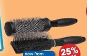 Clicks Hair Essentials Poddle Hair Brush, Finishing Brush, Cushion Hair Brush Or Radial Brush