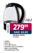 Aim Glass Kettle-1.7ltr