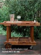 Canary Trolly In Eucalyptus Wood
