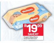 Huggies Baby Wipes Assorted-56s Each