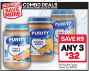 Purity 3rd Foods Assorted-3 x 200ml