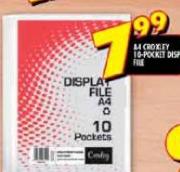 A4 Croxley 10-Pockets Display File