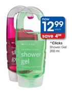 Clicks Shower Gel-200ml Each