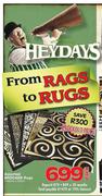 Assoted Brocade Rugs-160 x 220cm Each