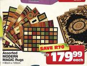 Assorted Modern Magic Rugs-80 x 120cm Each