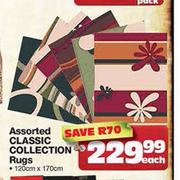 Assorted Classic Collection Rugs-120 x 170cm Each