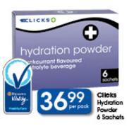 Clicks Hydration Powder-6 Sachets Per Pack