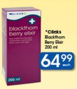 Clicks Blackthorn Berry Elixir-200ml Each