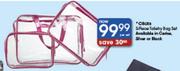 Clicks 3-Piece Toiletry Bag Set-Per Set