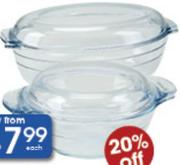 Clicks Arcuisine Round Casserole Bowl With Lid-3L