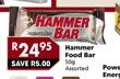 Hammer Food Bar Assorted-50g