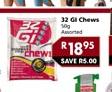 32 Gi Chews Assorted-50g