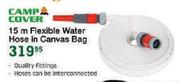 Camp Cover 15m Flexible Water Hose In Canvas Bag