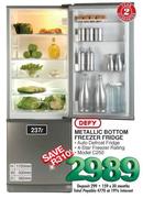 Defy Metallic Bottom Freezer Fridge-237Ltr(C250)