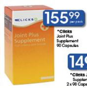 Clicks Joint Plus Supplement 90 Capsules-Per Pack