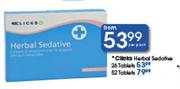 Clicks Herbal Sedative-52 Tablets Per Pack