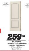 Swartland Deep Moulded Interior Hollow Core Door-813mmx2032mm
