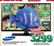 Samsung HD Ready LED TV (UA32EH4000)-32" (81cm)