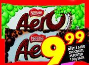 Nestle Aero Chocolate Assorted -100g Each