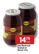 Koo Beetroot Grated Or Sliced-780g Each