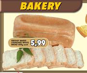 Freshly Baked Standard White Bread-600gm Each