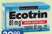 Ecotrin Tablets-100's