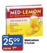 Med-Lemon Sachets-8's