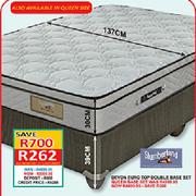 Slumberland Devon Euro Top Double Base Set-137cm