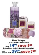 Flora Bouquet  Hand and Nail Cream-50ml Each