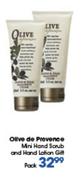 Olive De Proivence Mini Hand Scrub And Hand Lotion Gift Pack-Each