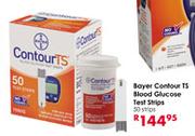 Bayer Contour TS Blood Glucose Test Strips-50's