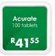 Acurate Tablets-100's